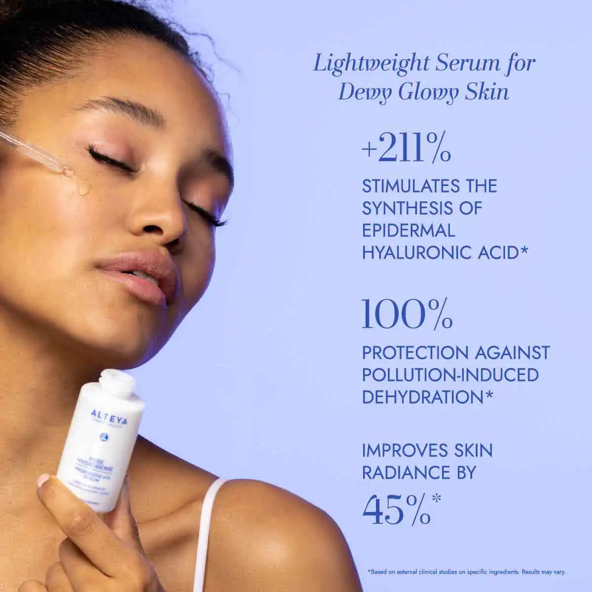organic microbiotic h.a. serum rose hydrobiome 30 ml