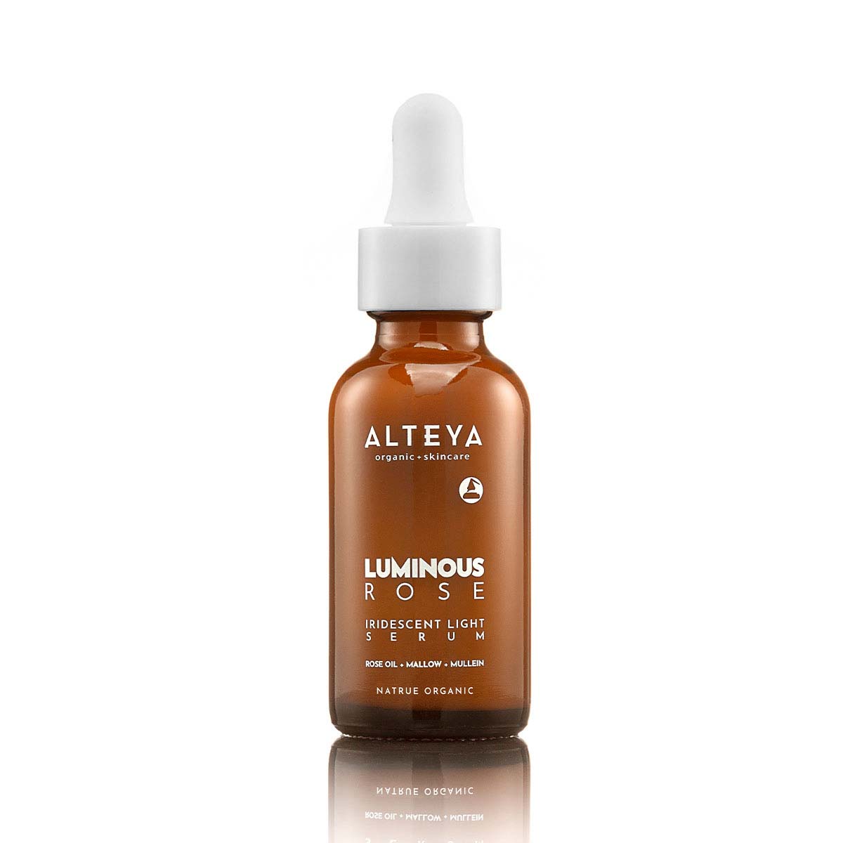 Light Serum Luminous Rose is Natrue certified organic. It is a potent, fast-absorbing serum which is infused with our proprietary Iridescent Light phyto-complex to fight dull, tired skin, encouraging brighter looking complexion.