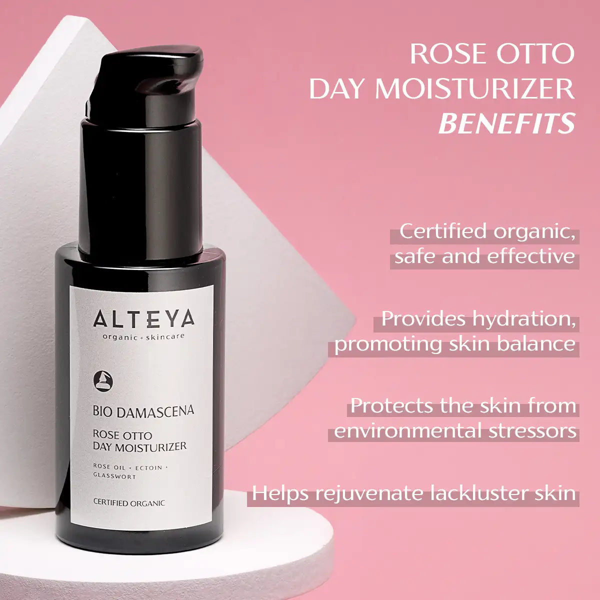 benefits rose otto day moisturizer bio damascene