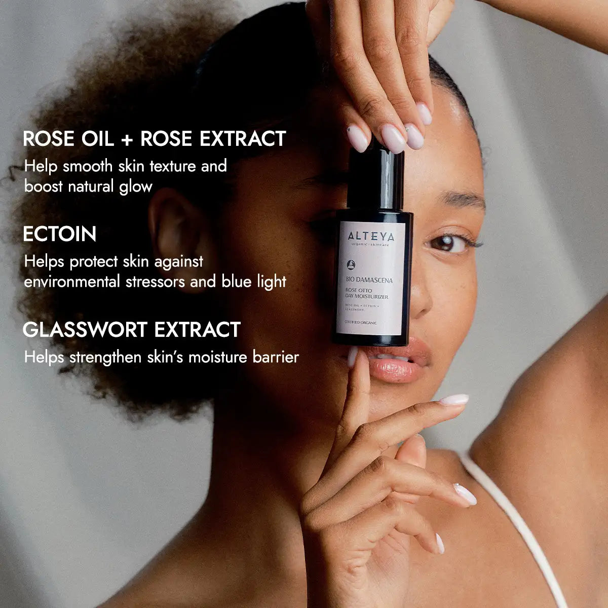 ingedients rose otto day moisturizer bio damascene