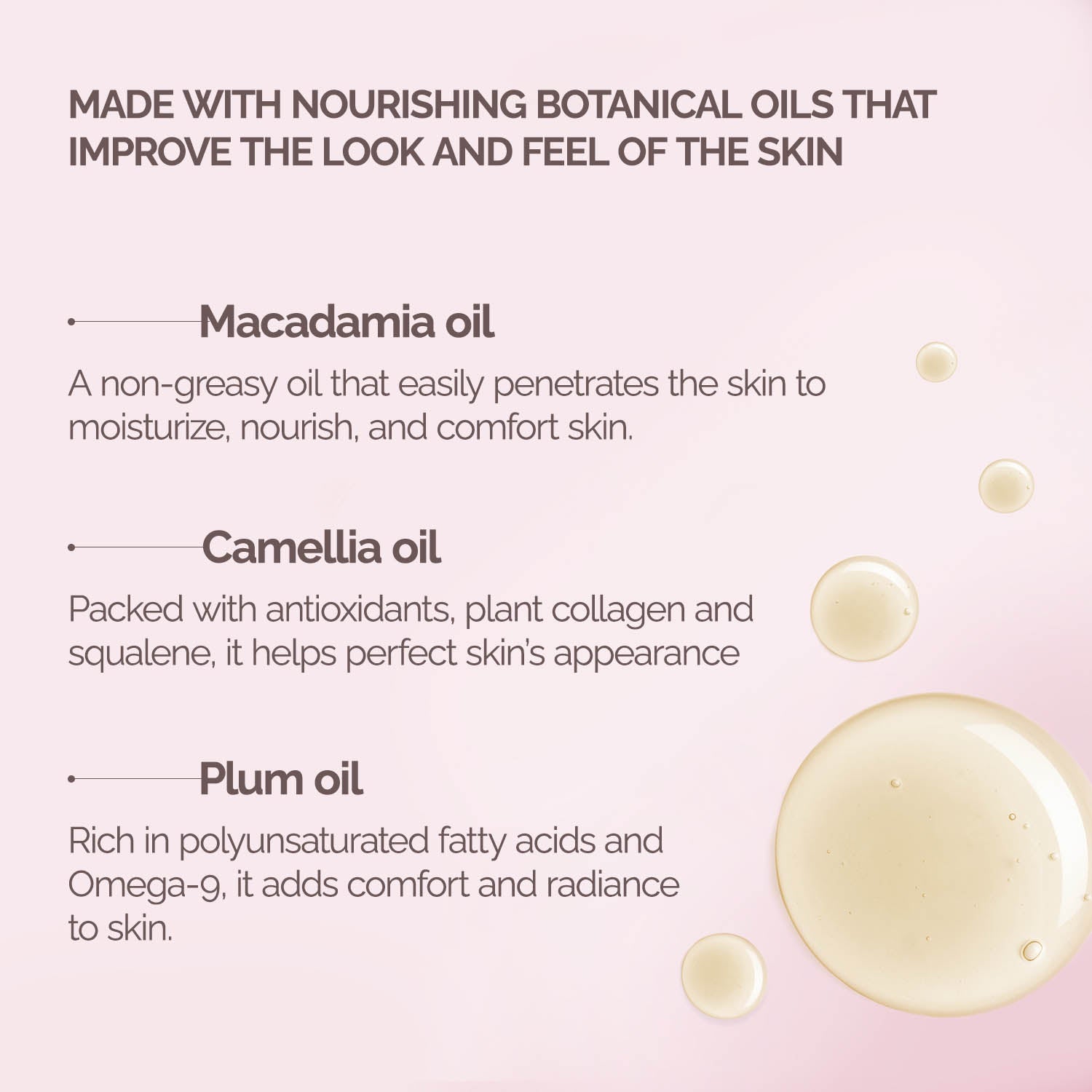 macadamia oil camellia oil plump oil alteya organics