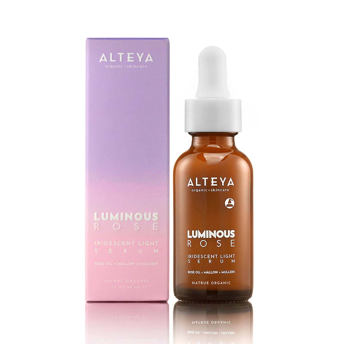 organic-skin-care-luminous-rose-iridiscent-light-serum-alteya-organics-with-box alteya organics - Upon application, skin is instantly moisturized, plumper, and toned, with significantly improved radiance and luminosity.