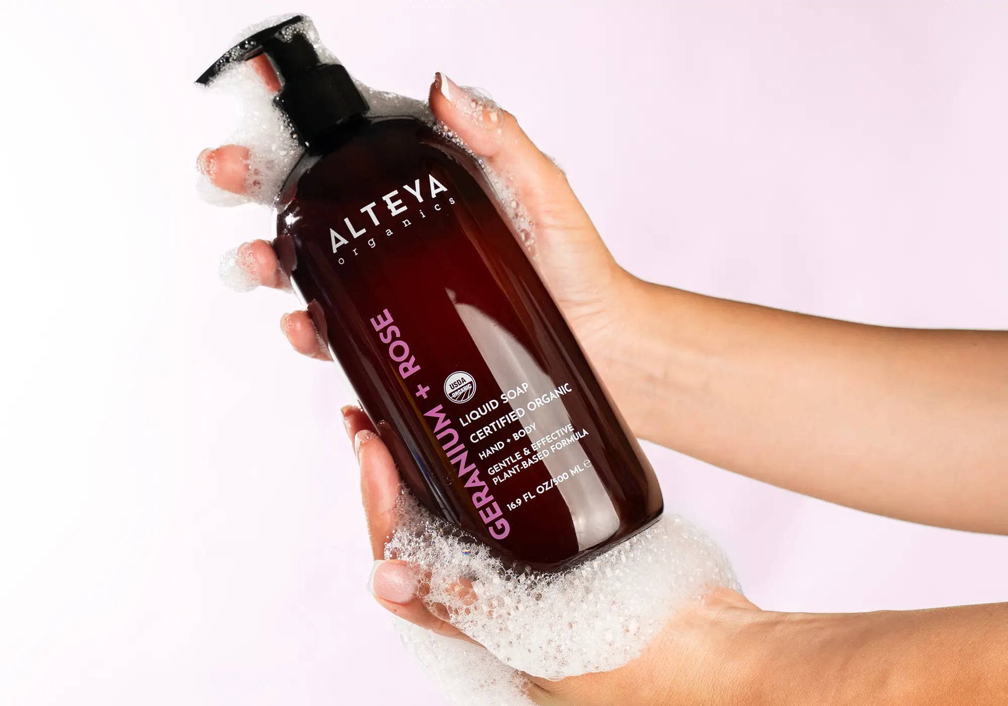 rose geranium liquid soap desktop