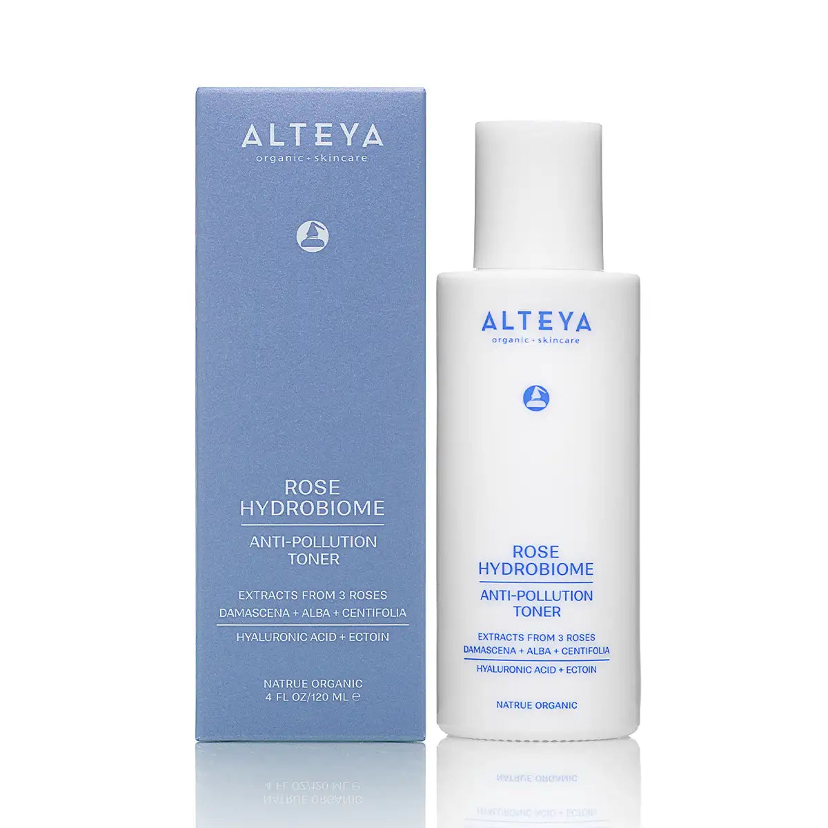 organic anti-pollution toner rose hydrobiome 120 ml