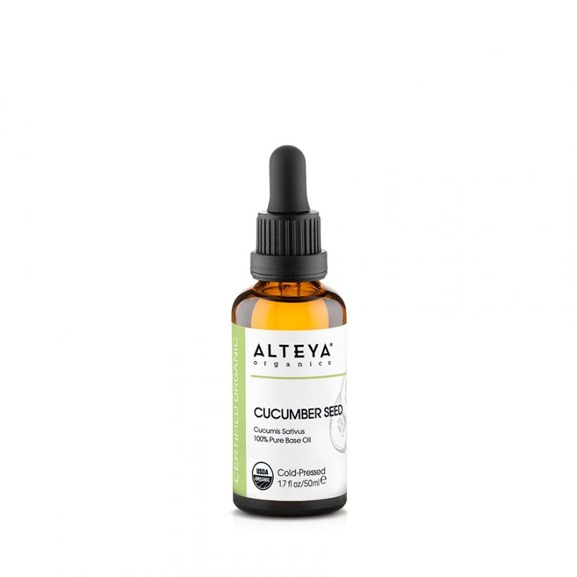 Cucumber seed Oil is a light oil, easily absorbed into the skin.