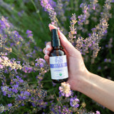 Organic Bulgarian Lavender Water 60 ml - Amber Glass Bottle