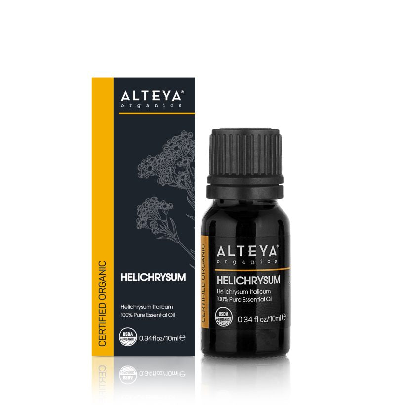 certified organic helichrysum (immortelle)