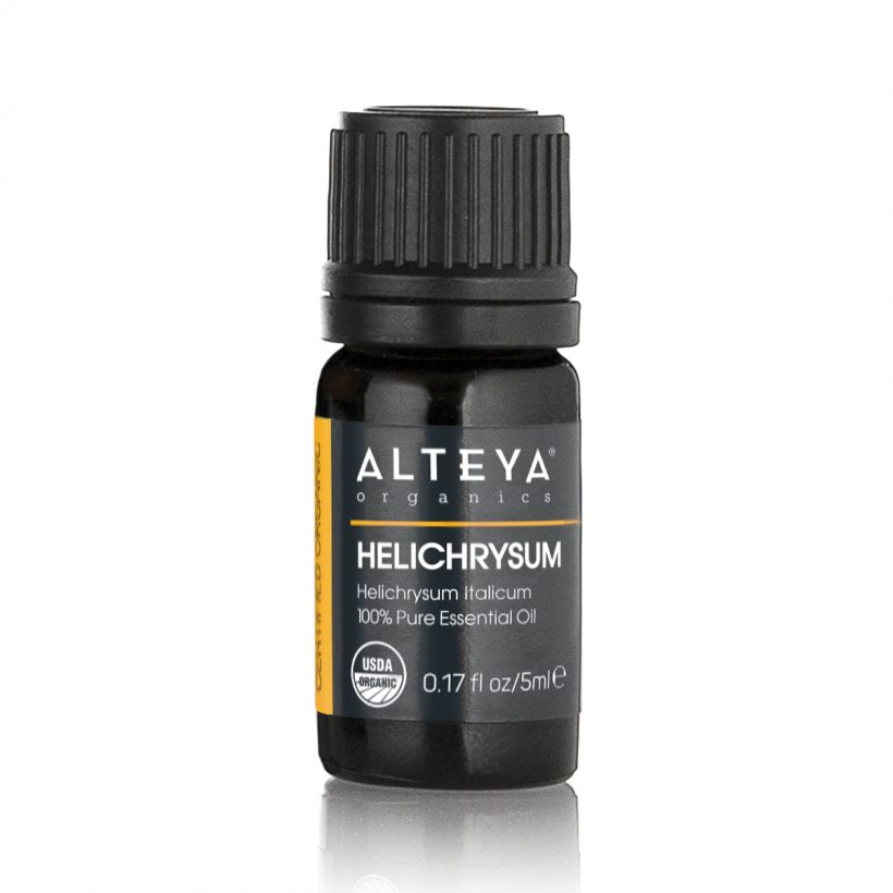 certified organic helichrysum (immortelle)
