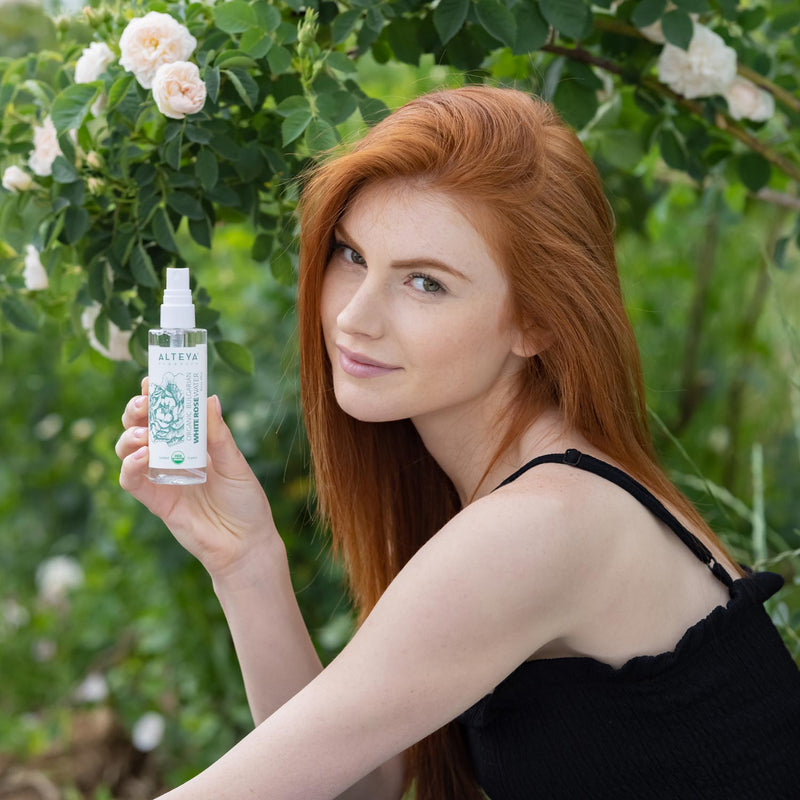 Organic Bulgarian White Rose Water (Rosa Alba) Spray 100 ml