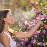 Organic Bulgarian Rose Water 120 ml - Amber Glass Spray Bottle