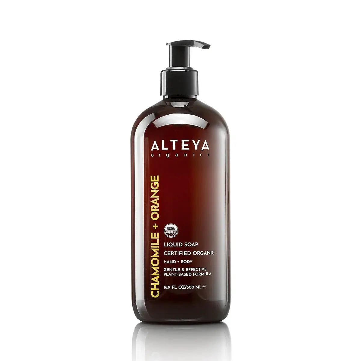 chamomile & orange organic liquid hand soap