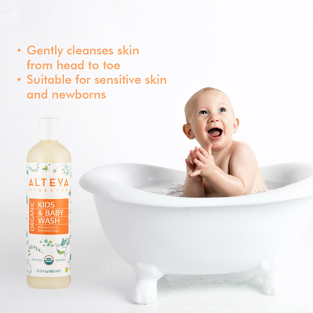 Organic Kids & Baby Wash 400ml