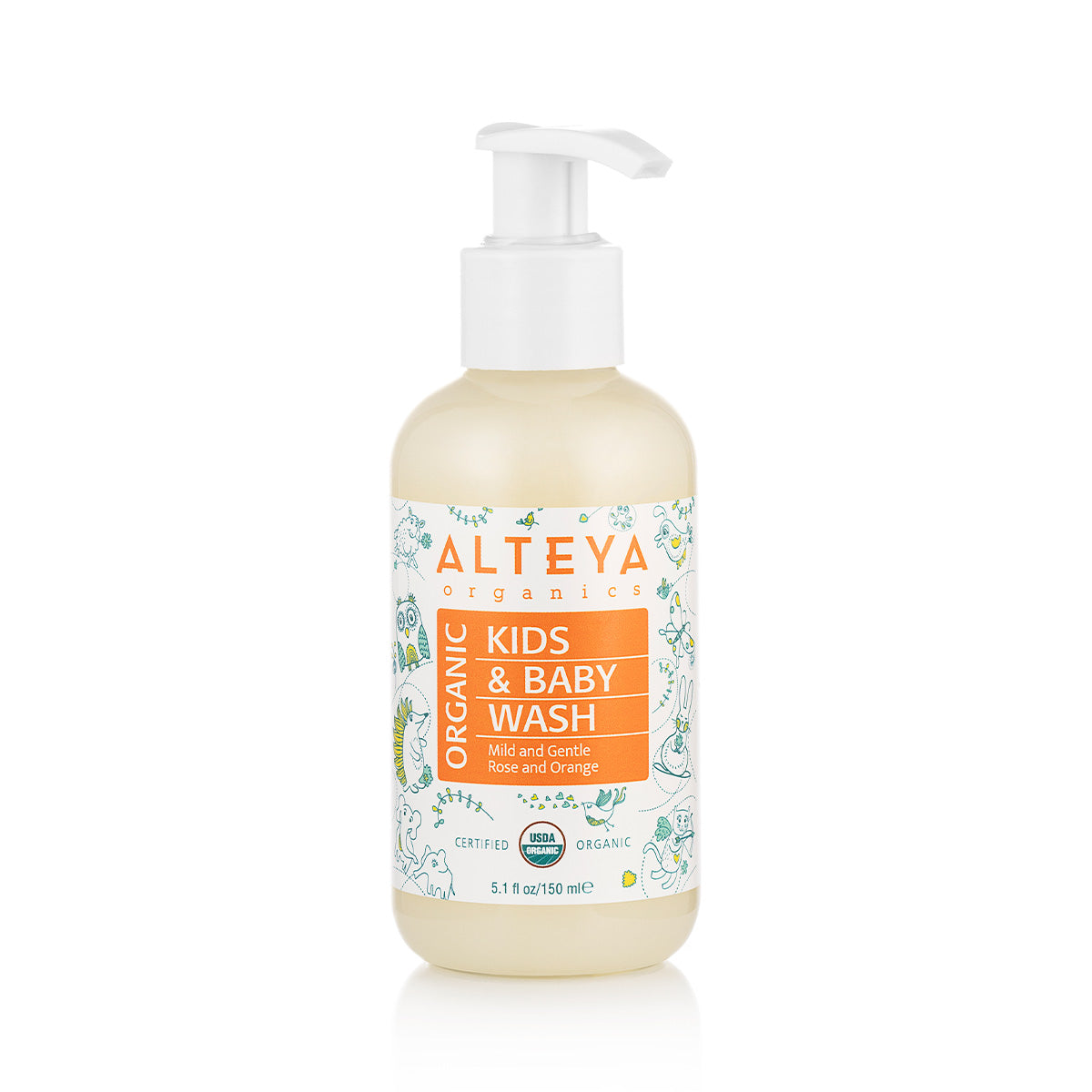 organic-baby-wash-mild-and-gentle-150-ml- by-Alteya_Organics