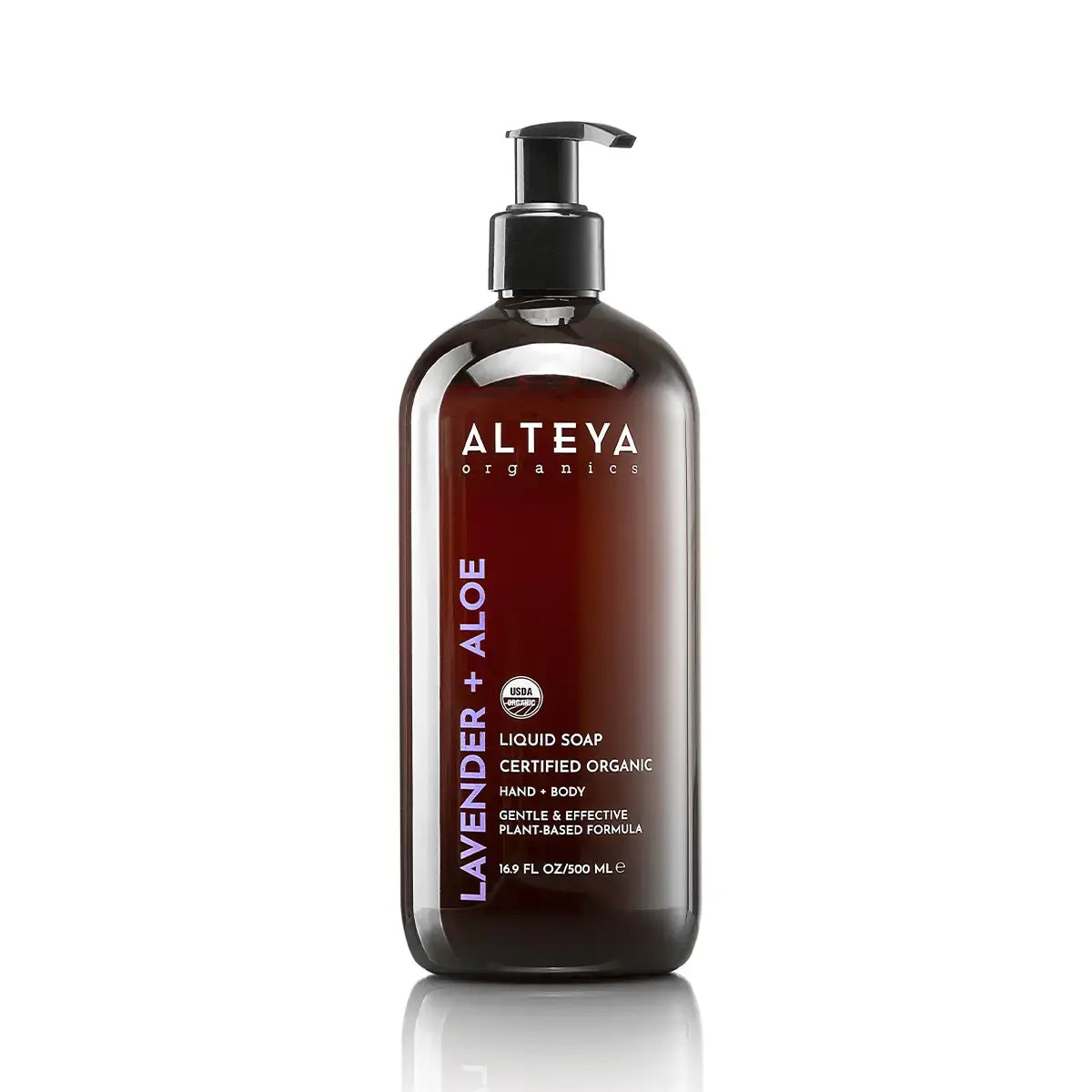 organic lavender & aloe liquid soap