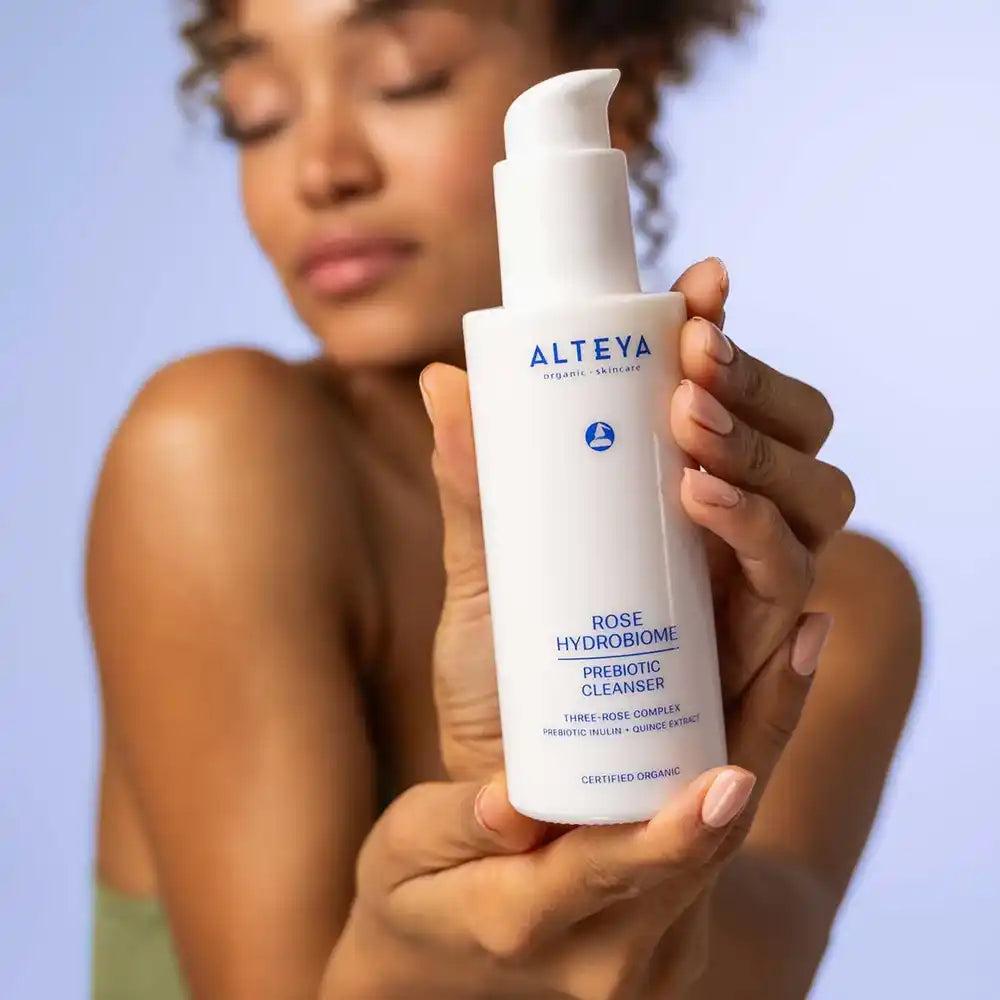 rose hydrobiome prebiotic cleanser alteya organics