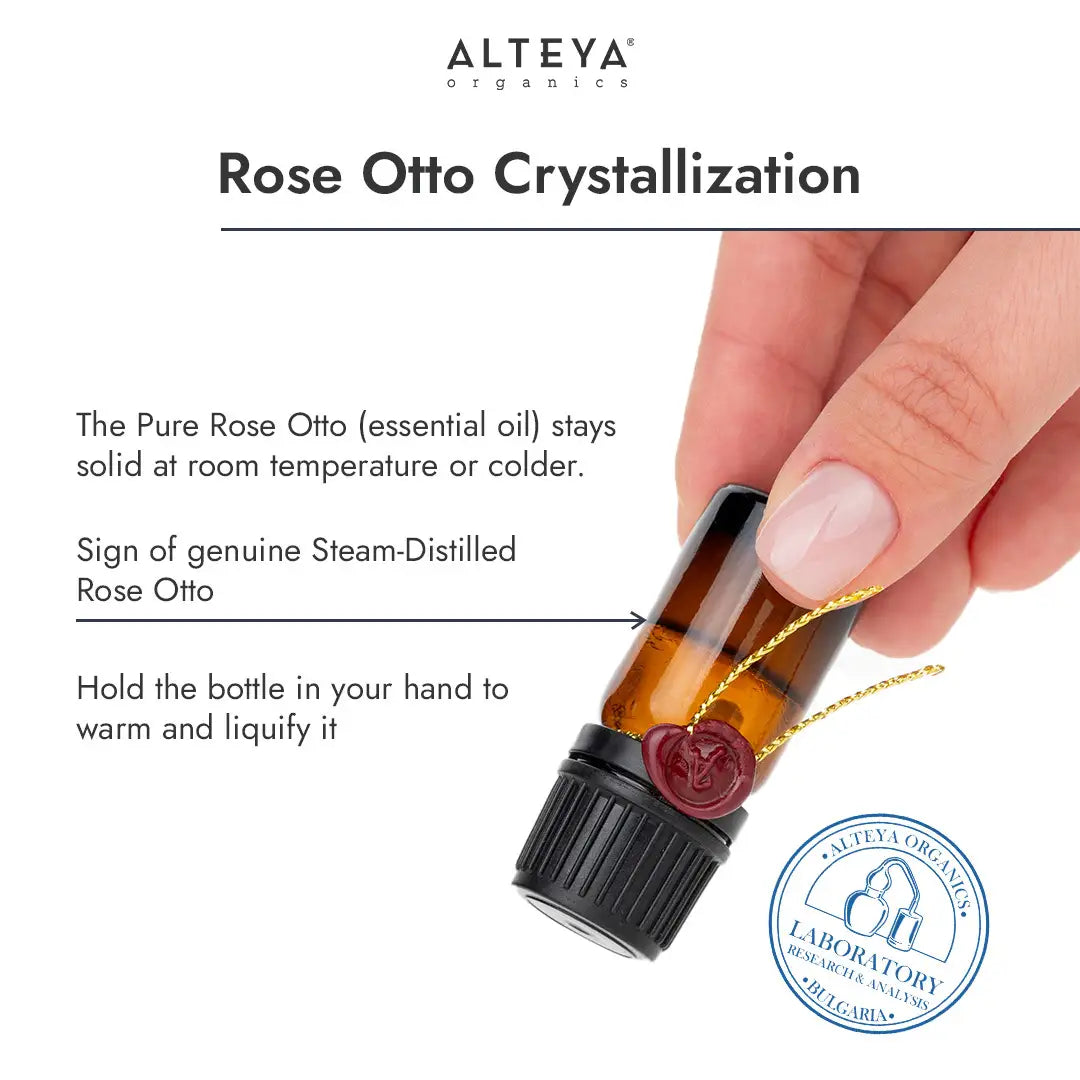 rose otto crystallization