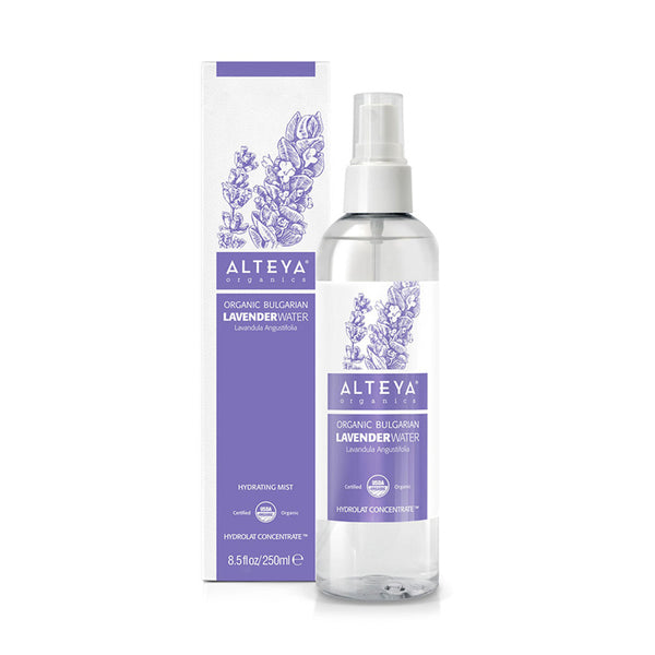 Organic Bulgarian Lavender Water 250 ml - Alteya Organics UK