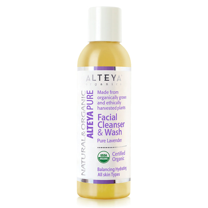 Skin care alteya pure facial cleanser and wash pure lavender-150-ml-alteia-organiks-uk