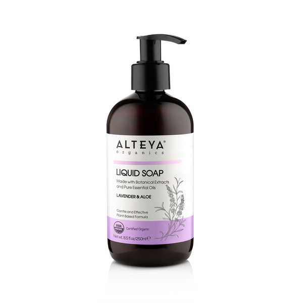 Organic Liquid Soap Lavender & Aloe 250 ml - Alteya Organics UK