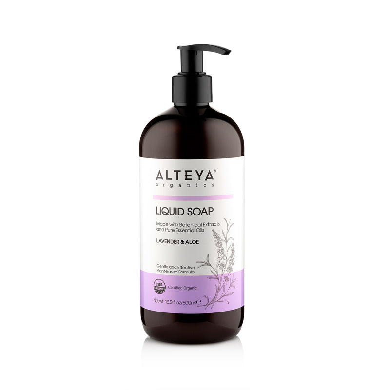 Organic Liquid Soap Lavender & Aloe 500 ml - Alteya Organics UK