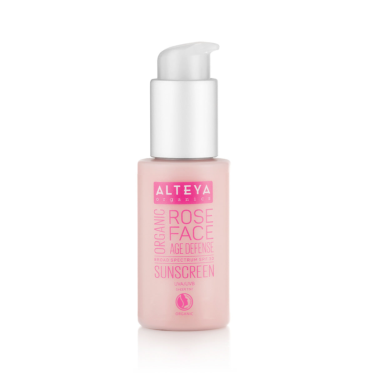 Organic Sunscreen Rose Face Cream SPF30 50ml - Alteya Organics UK. This 100% natural and certified organic Sunscreen Rose Face Cream SPF30 provides reliable and high UVA/UVB protection from sun damage– one of the main causes of premature skin aging.